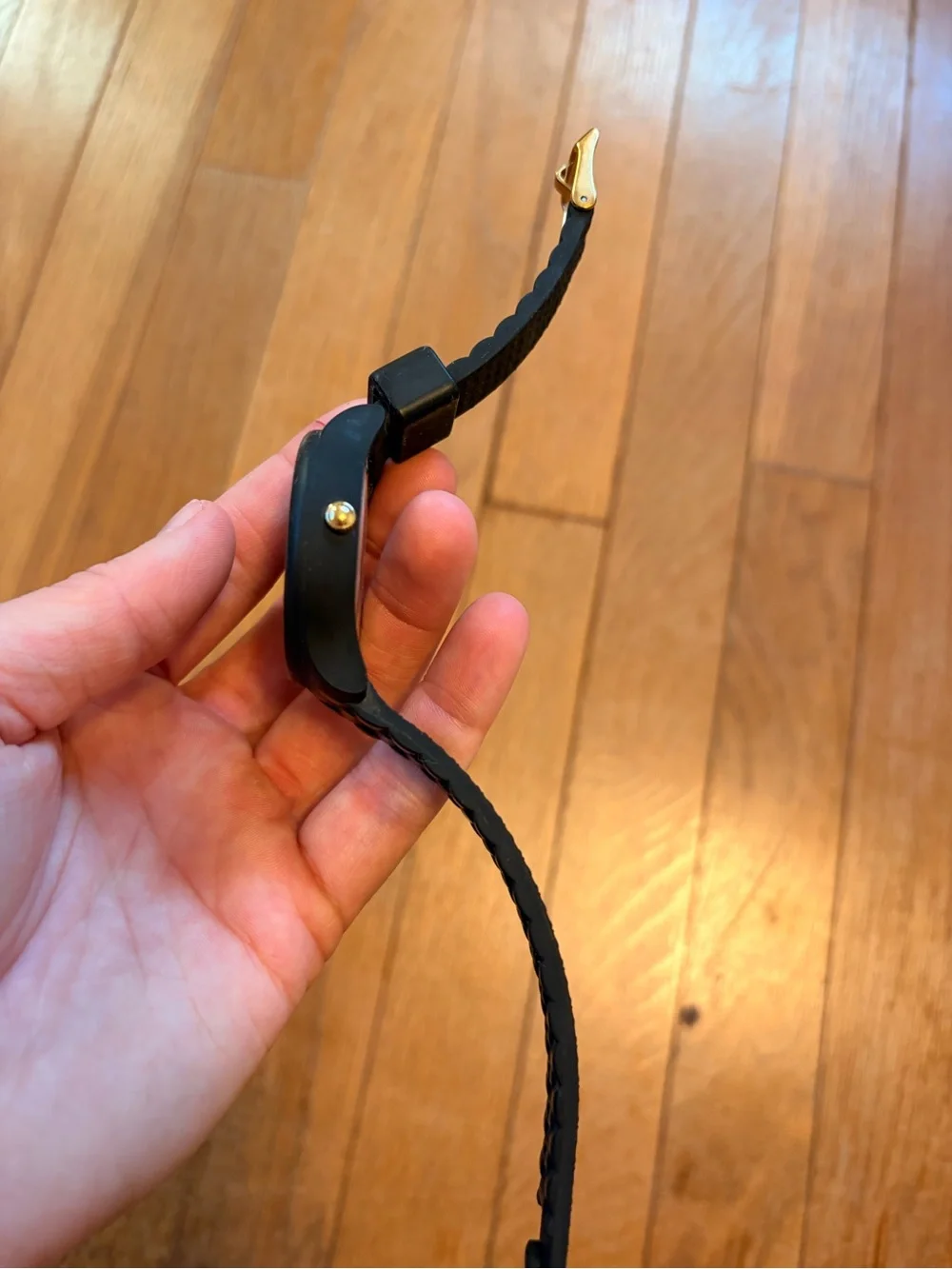 Rip Curl Black Watch with Gold Accents